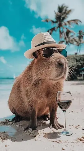Capy chilling